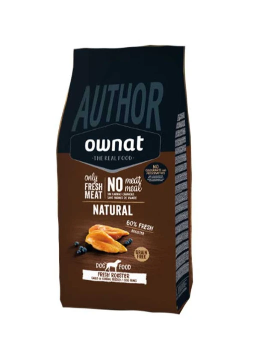 Croquettes Author Fresh Rooster 10kg Ownat 1 Croquettes Author Fresh Rooster 10kg Ownat