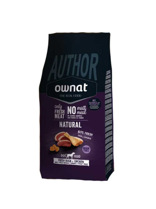Croquettes Author Fresh Duck & Chicken 3kg Ownat 1 Croquettes Author Fresh Duck & Chicken 3kg Ownat