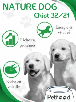 Croquettes Chiot 32/21 Nature Dog 15kg -Nature Dog Promos Boutique croquettes chiot 3221 15 kgs 2