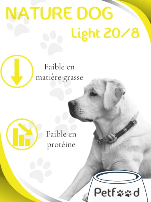 Croquettes Light 20/8 Nature Dog 15kg 2 Croquettes Light 20/8 Nature Dog 15kg – Image 2