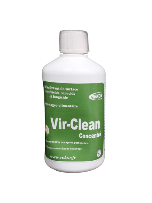 Désinfectant Bactéricide Vir-Clean Concentré 500ml Rekor 1 Désinfectant Bactéricide Vir-Clean Concentré 500ml Rekor