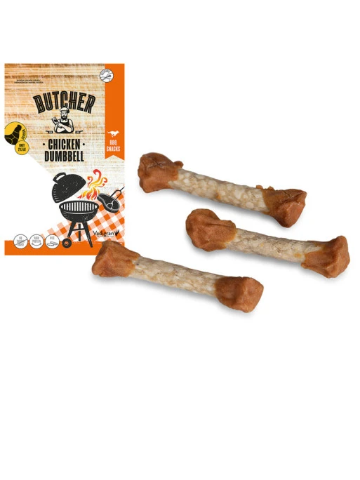 Friandises Chicken Dumbbell 113g Butcher BBQ 1 Friandises Chicken Dumbbell 113g Butcher BBQ