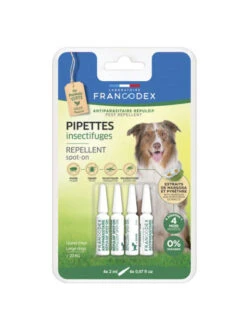 Pipettes Insectifuges Pour Grands Chiens X4 Francodex