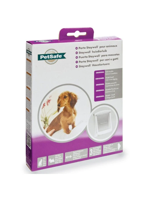 Porte Staywell 2 Positions Chats / Petits Chiens PetSafe 4 Porte Staywell 2 Positions Chats / Petits Chiens PetSafe – Image 4